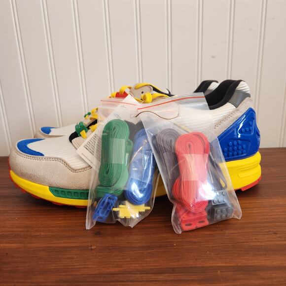 Adidas Men's Size 10.5‎ ZX 8000 x Lego A-ZX Series 2020 FZ3482 NIB - Picture 5 of 11